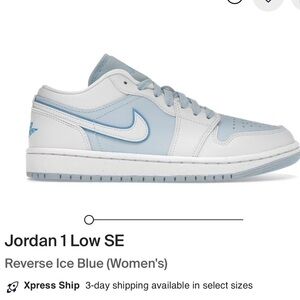 Jordan 1 Low SE Reverse Ice Blue (Women's)